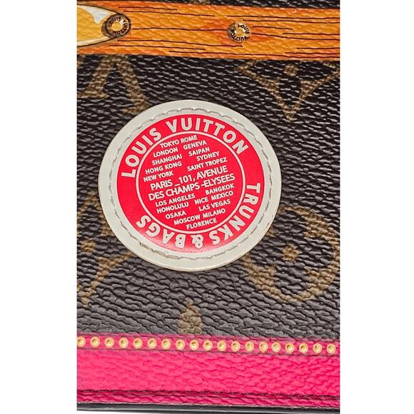 Louis Vuitton Limited Edition Monogram Summer Trunks Pochette - Picture 12 of 14